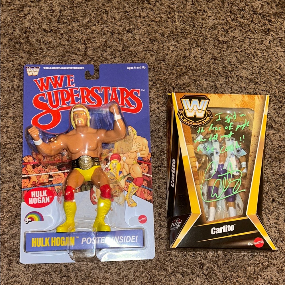 WWE Superstars Hulk Hogan and Carlito Figures 2